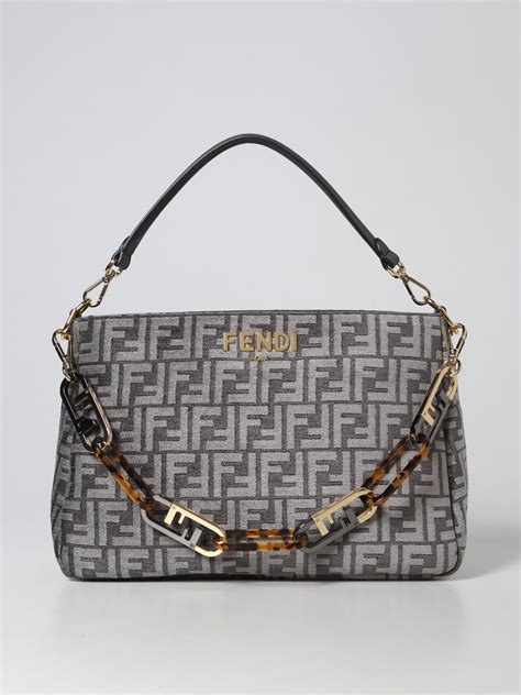 borsa fendi in tessuto cerato|Borse Donna Fendi .